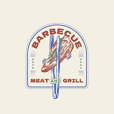 Barbeque logo design branding design logo