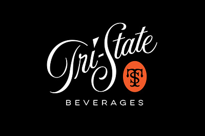 Tri-State Beverages Co. adobe beer beverage brand refresh branding cutom lettering design graphic design illustrator lettering logo logotype packaging typography wine wordmark