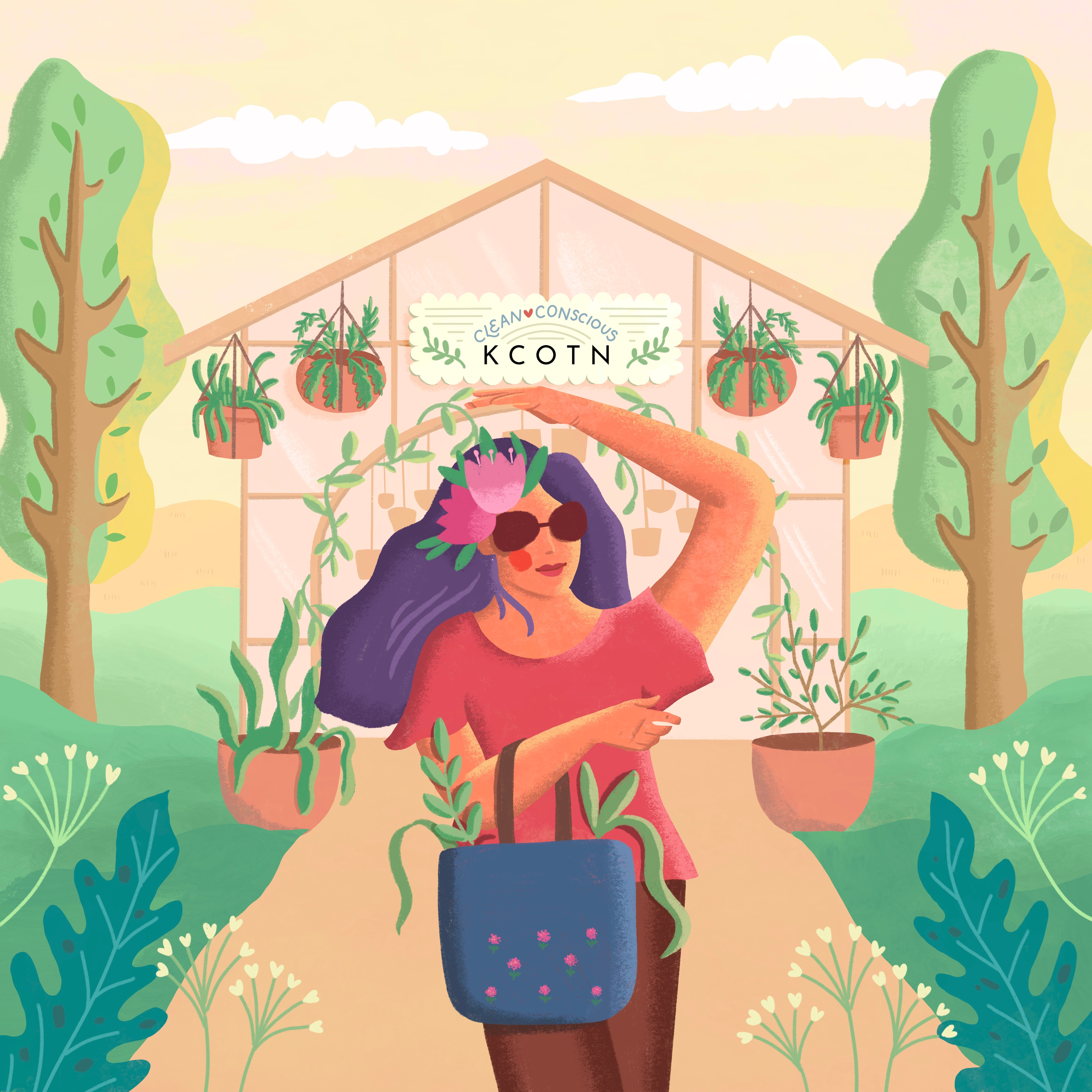 Social Media Illustrations for Kcotn concept concept art concept illustration custom lettering design digital art digital illustration dribbble freethrow graphic design hand lettering illustrated poster illustration lettering poster poster design procreate