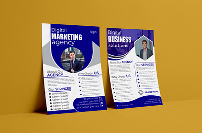 Flyer deign adove business flyer business card corporate flyer designer flyer design illustration