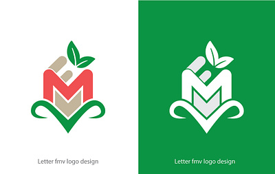 letter fmv logo 3d branding business design graphic design illustration logo logo design modern logo text logo unique logo vector