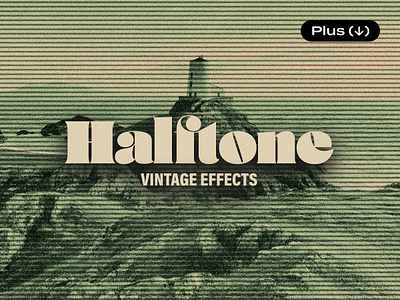 Halftone Vintage Effects dots download effect halftone pixelbuddha postcard psd retro stripes vintage waves