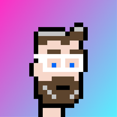 Pixel Self-Portrait avatar gradient illustration pink pixel