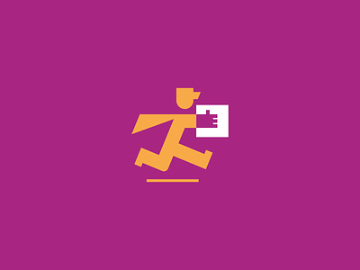 Courier service branding courier service design graphic design icons logo vector