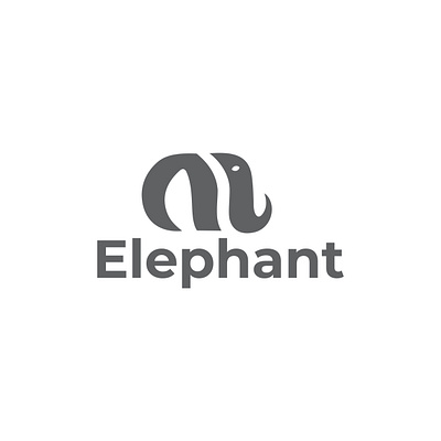 Elephant minimal logo concept abobe illustrator design elephant forest graphic graphic design illustration logo concept minimalist unique design vector