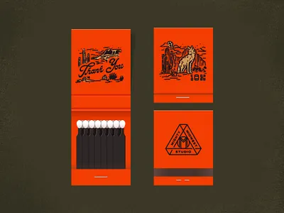 10K Followers - Thanks! art cactus coyote design dribbble hand drawn hand lettering handlettering illustration illustrator lettering matchbook midwest nature outdoors retro vintage