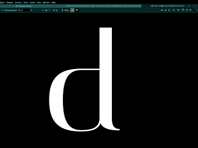 Type Design 60 2d art artwork design font fontlab graphic design lettering modern type design typeface typography vector