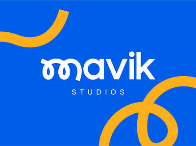 Mavik Studios, wordmark by Prateek S. brand design brand identity branding design graphic design illustration logo logo design mavik studios vector