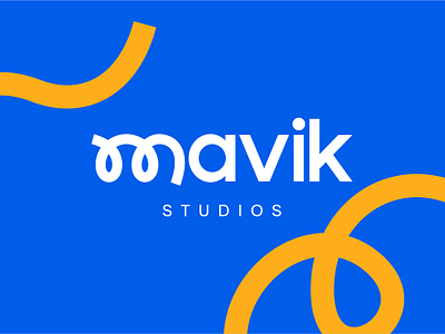 Mavik Studios, wordmark by Prateek S. brand design brand identity branding design graphic design illustration logo logo design mavik studios vector