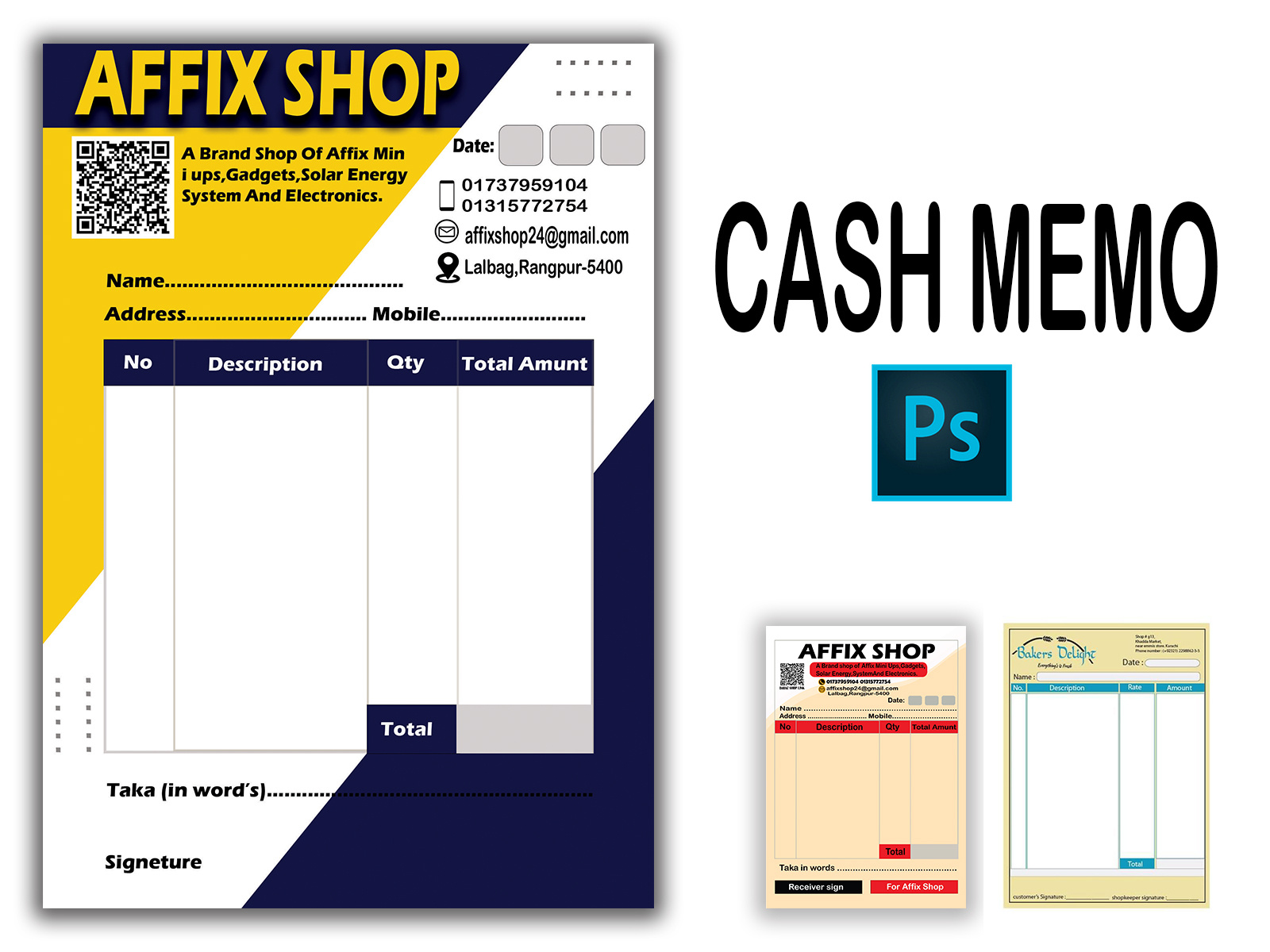 cash-memo-by-md-rafi-on-dribbble