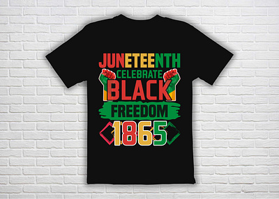 JUNETEENTH T-SHIRT DESIGN adobe illustrator design graphic design illustration juneteenth print t shirt t shirt t shirt design t shirt design tshirt vector