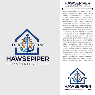 Hawsepiper Propertiese LLC Logo Design branding design graphic design illustration letter logo logo minimalist logo modern logo vector