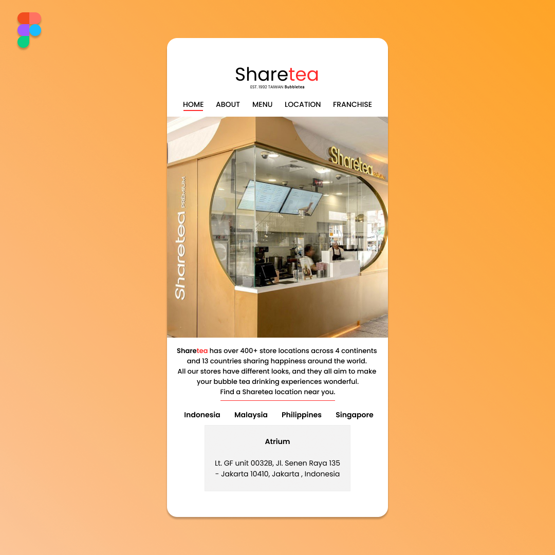 Sharetea Indonesia appdesain by JUMARDI on Dribbble
