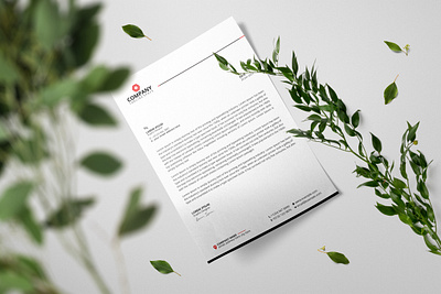 Business Letterhead Template Design business letterhead clean colorful corporate design letterhead print vector