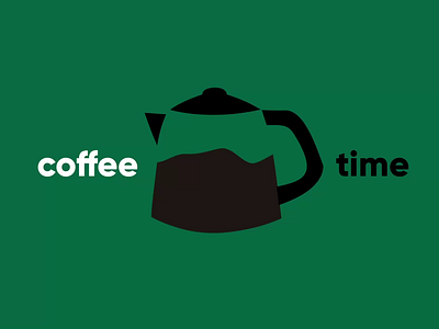 Coffee time 2d animation after effects animation branding character animation coffee coffee pot coffee time cool animation design explainers gif animation graphic design green animation illustration logo motion graphics starbucks unique animation