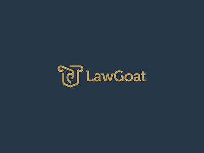 Law Goat animal branding design goat identity illustration law lawyer legal logo minimal shield simple trust