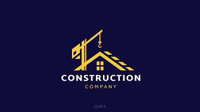 Construction company logo animation 2d animation after effects animation branding building company character animation design explainers gif animation graphic design house animation house construction illustration logo logo animation motion graphics