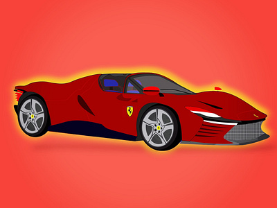 Ferrari Illustration graphic design