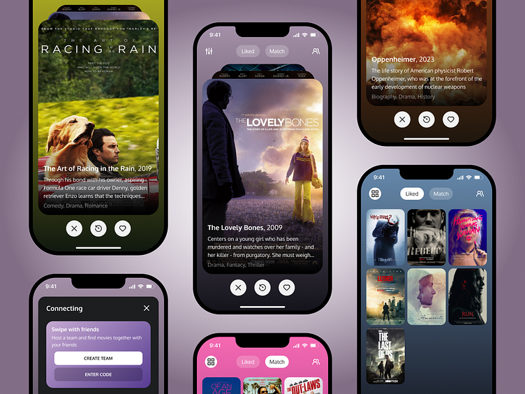 Movie Finder App by Anastasiia on Dribbble