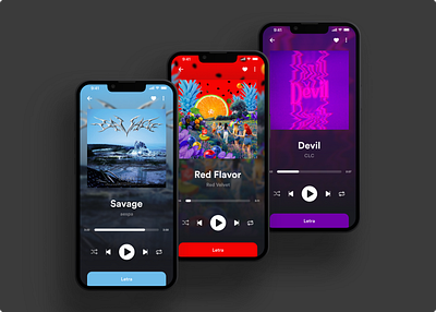 Music Player - #DailyUI 009 app design player ui uiux ux