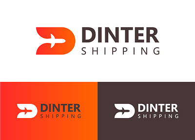 Dinter Shipping Logo branding branding design business logo company logo corporate design graphic design logo logo design logotypes minimal minimalist modern typography