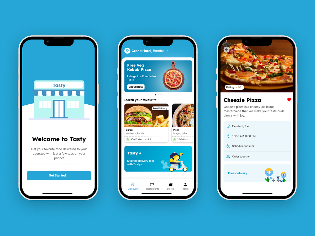 Food Delivery App by Pallavi Jadhav on Dribbble