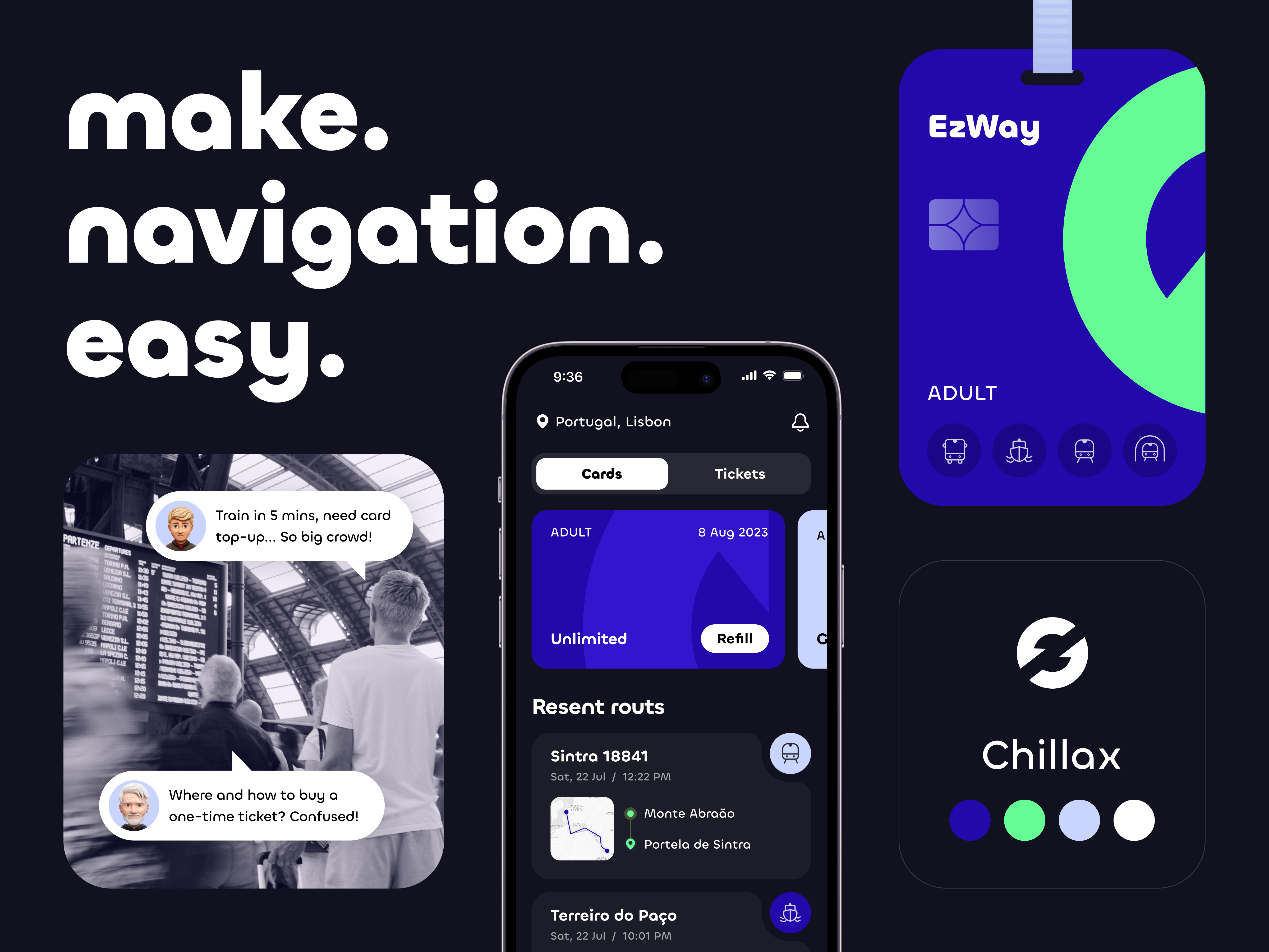 Public Transport - Branding branding bus card colors community identity location logo design map metro movement navigation platform public transport recharging saas service tickets transport user stories