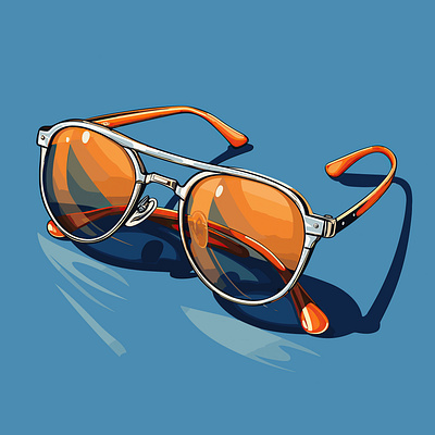 Sunglasses Line Art - Vectorized JPG branding design graphic design illustration logo sunglasses ui vector