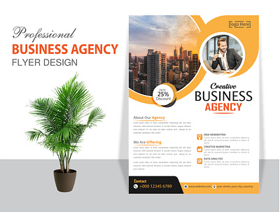 Business Flyer Design adobe agency branding business corporate creative design graphic design illustration logo marketing vector