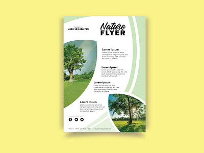 Nature Flyer Design | Practice Work banner banner for digital marketing branding design flyer brochure flyer brochure design graphic design modern banner nature flyer nature flyer design poster