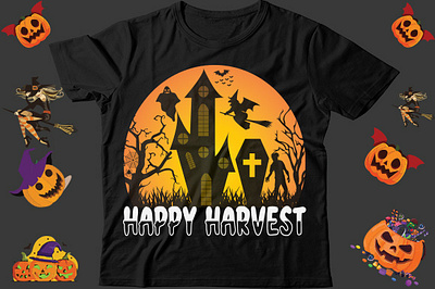 Happy harvest 10 halloween tshirt 2023