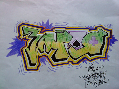 2010 Collage Graff design drawing graffiti sketch typography