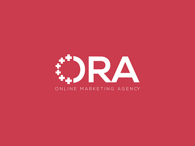 ORA agency logo app logo brand identity logo design branding creative logo design graphic design log design marketing logo minimal online marketing agency logo