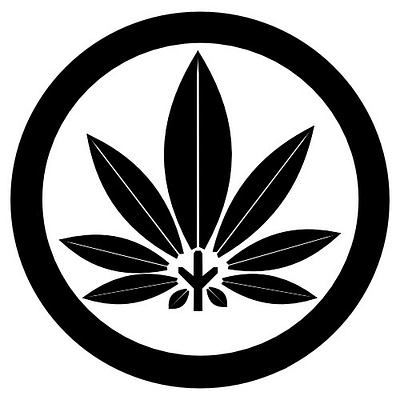 Cannabis Motif Design branding design graphic design illustration japan logo motif plant vector