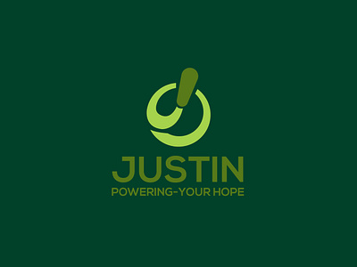 JUSTIN (POWERING-YOUR HOPE) audiobook logo brand identity design creative logo design graphic design logo design minimal minimalist logo design modern logo design motivation logo