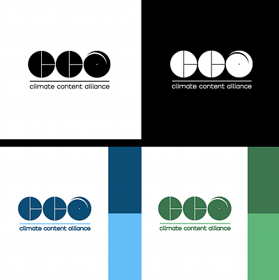 CCA - A New Climate Focused Production Company branding graphic design logo