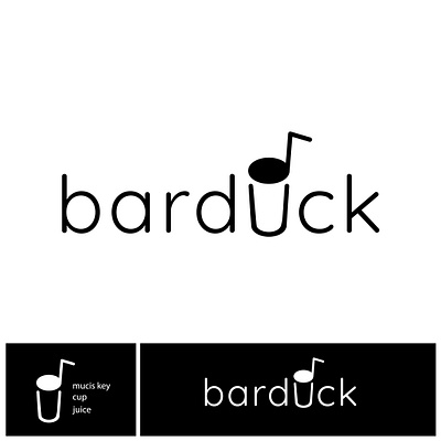 BarDuck logo bar bar logo branding cafe club duck graphic design logo symbol