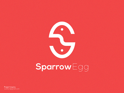 Letter S + Sparrow + Egg bird logo branding business chicks clean logo clever logo combined custom logo egg farm logo hatch icon letter s logo logo designer modern p q r s t u v w x y z sparrow vector