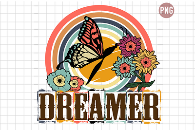 Dreamer butterfly classic dreamer hippie retro