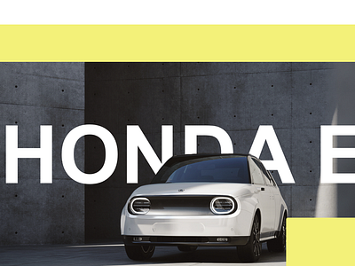 Honda e ( exemple) branding design graphic design illustration logo typography