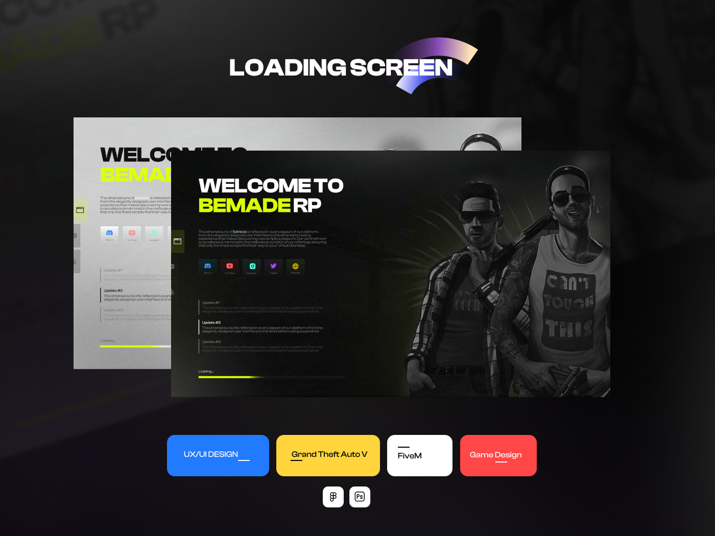 Loading Screen | GTA5 by r1mes on Dribbble