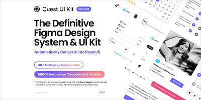 Quest UI Kit design system figma figma kit quest ui ui kit ux
