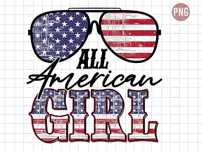 All American Girl 4th of july all american girl american american girl country cowboy cowgirl design freedom girl leopard western