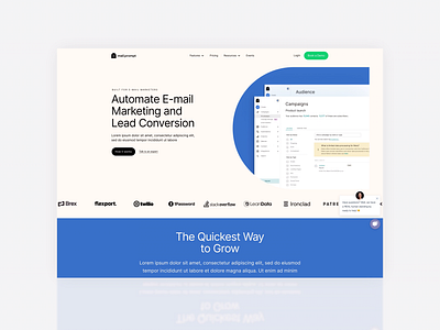 Mail Prompt - Landing page ai designer figma landing landing page product design saas ui ui design ui designer web design web designer website