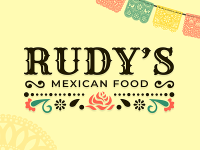 Rudy's Mexican Food - Branding branding logo logo design mexican restaurant