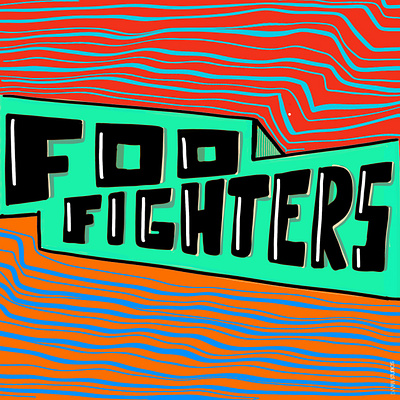 Foo Fighters good type graphic design lettering type typography typography vector