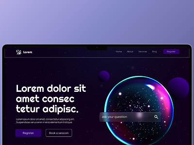 Explore the boundless possibilities on Zoniac! astrology design typography ui ux zodiac