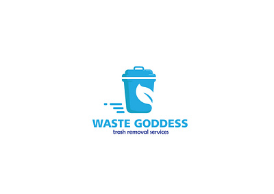 cool trash logo branding graphic design logo