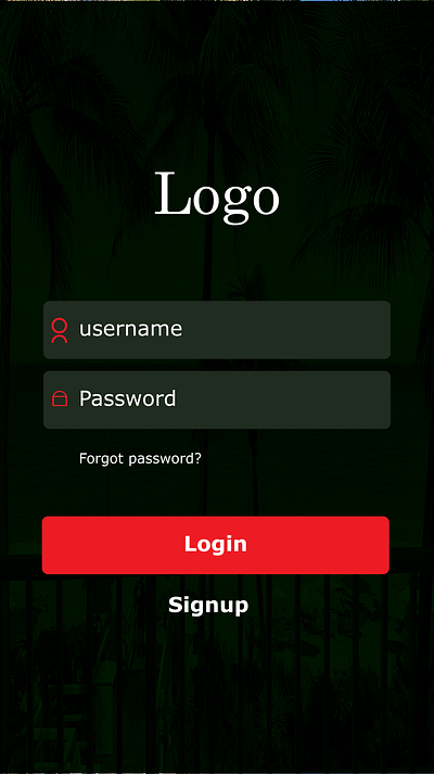 App login screen app design graphic design ui ux