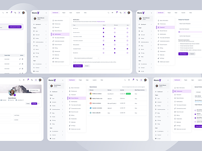 User account settings pages account settings admin clean component design system details ecommerce dashboard edit interface minimal preference product design profile saas settings settings page ui ux visual design web app